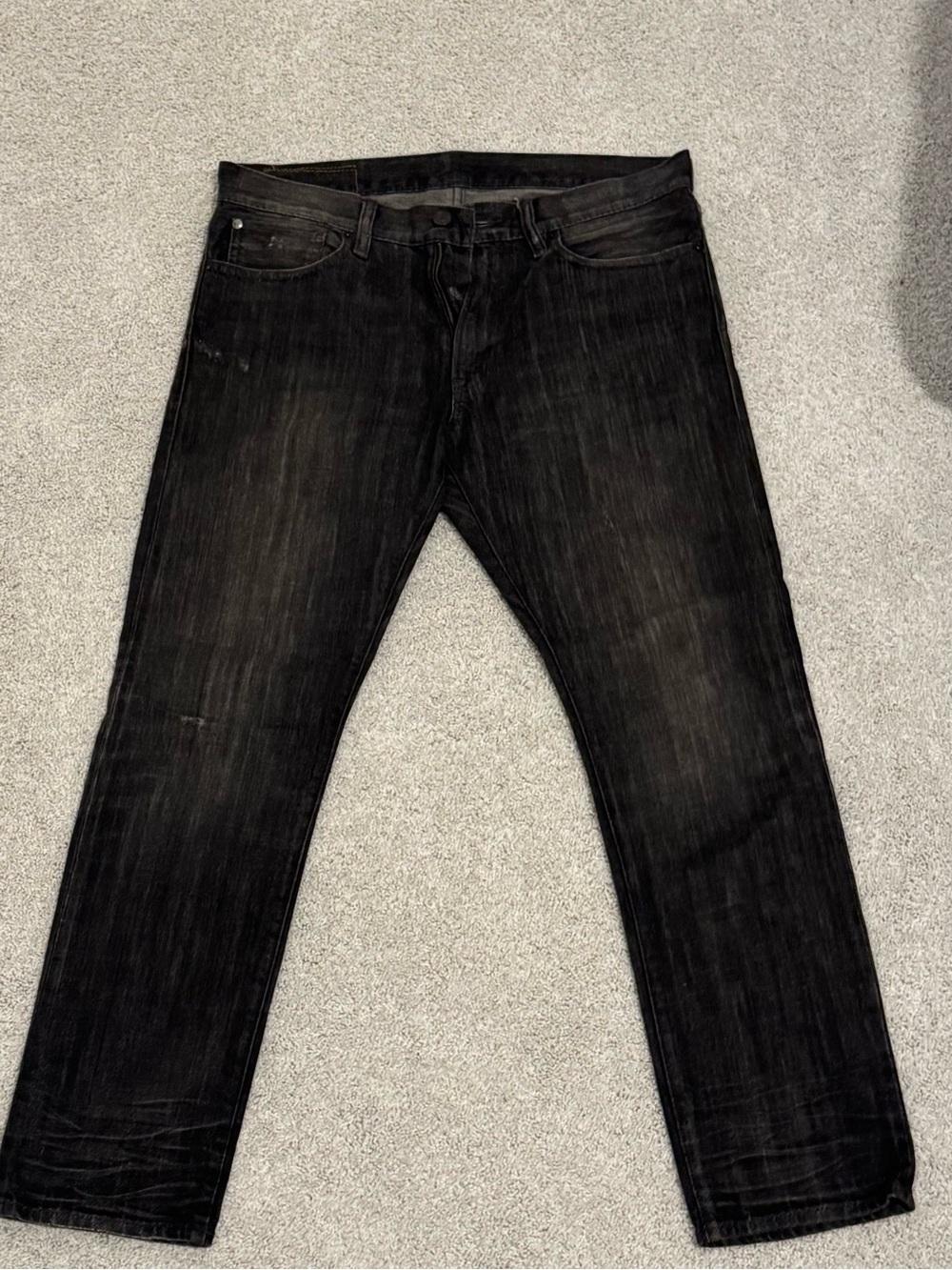 Men's Black Straight-Leg Jeans -Denim and Supply Ralph Lauren 32x30